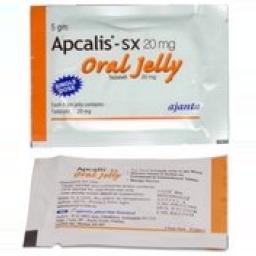 Apcalis SX Oral Jelly - Orange - Tadalafil - Ajanta Pharma, India