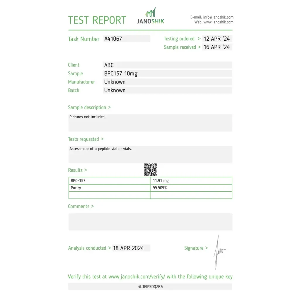 BPC157 10 mg Stealth Labs