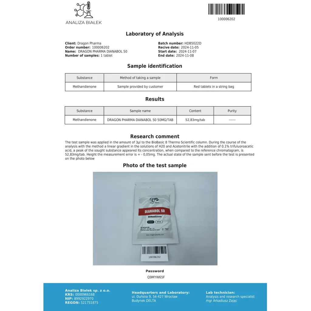 Dianabol | Dragon Pharma