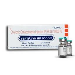 HCG Fertigyn 10000 IU - Human Chorionic Gonadotropin - Sun Pharma, India