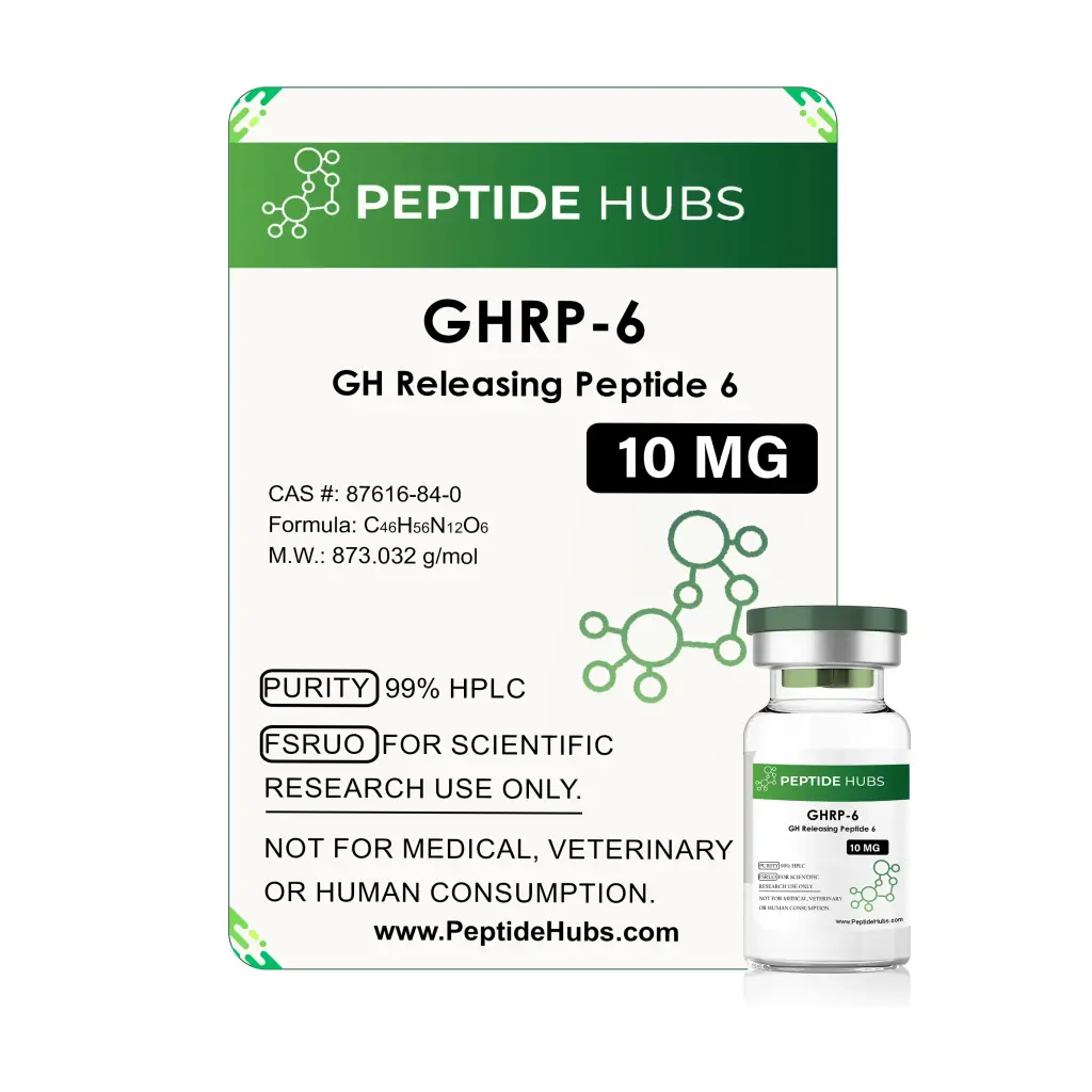GHRP-6 10mg Peptide Hubs