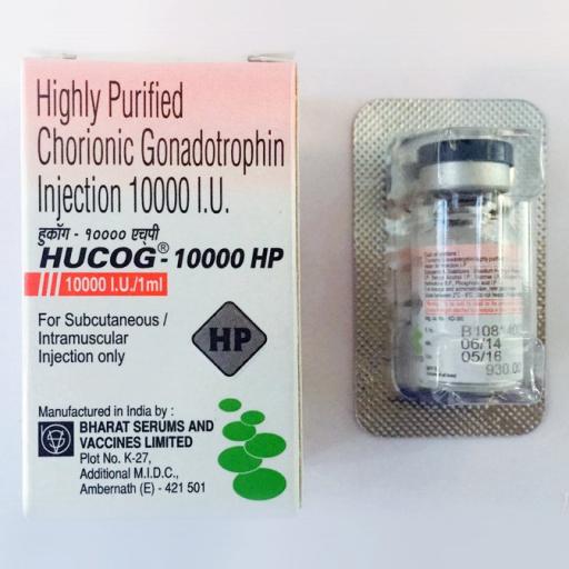 Hucog Inj 10000 IU Bharat Serums And Vaccines Ltd, India
