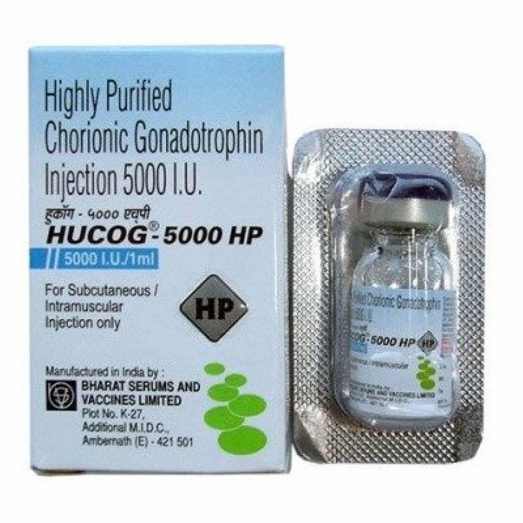 Hucog Inj 5000 IU - Human Chorionic Gonadotropin - Bharat Serums And Vaccines Ltd, India Hucog Inj 5000 IU - Human Chorionic Gonadotropin - Bharat Serums And Vaccines Ltd, India