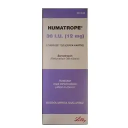 Humatrope 36IU (12mg) - Somatropin Lilly, Turkey