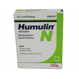 Humulin N NPH 3 ml - Insulin - Lilly, Turkey Humulin N NPH 3 ml - Insulin - Lilly, Turkey