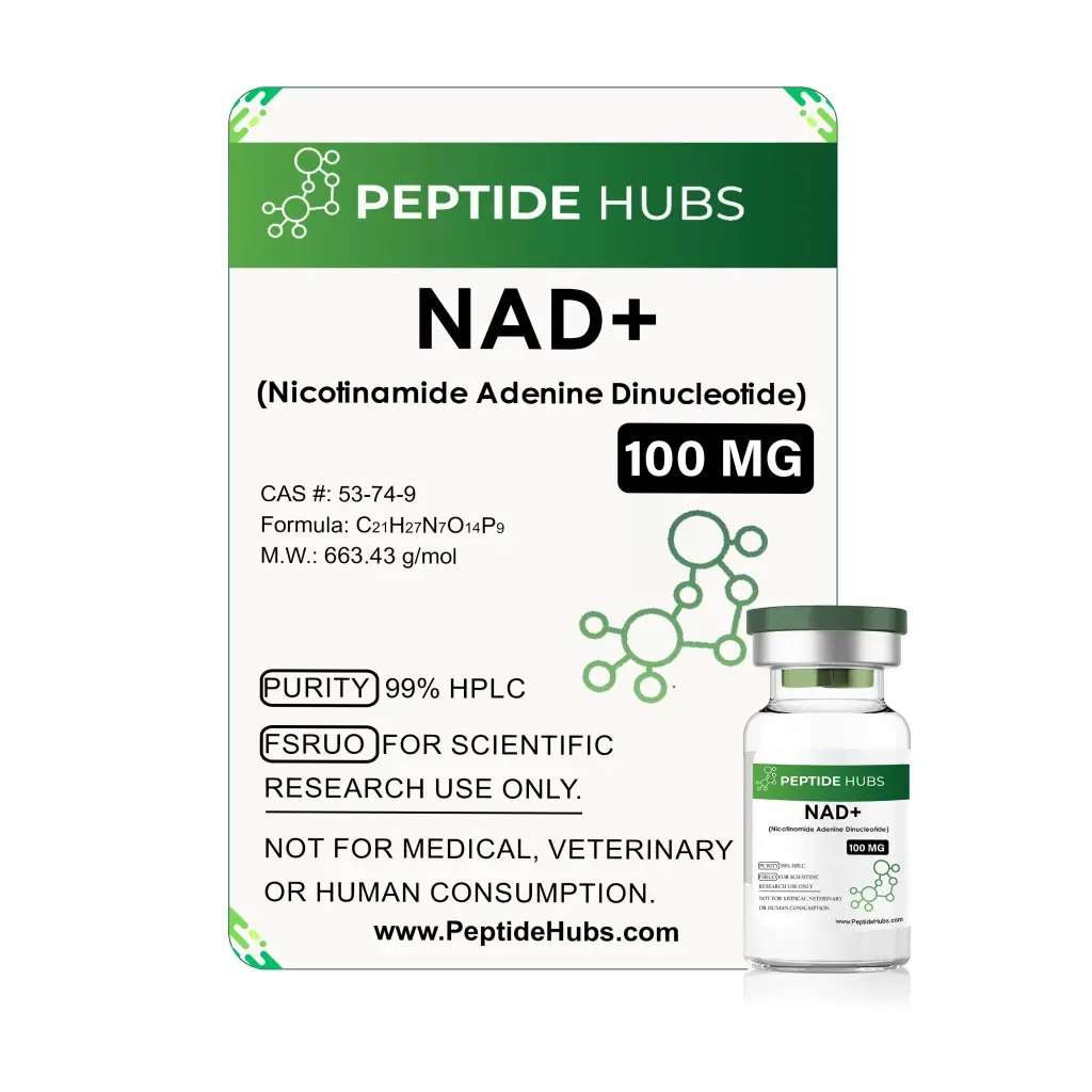 NAD+ 100mg Peptide Hubs