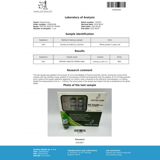 PH-Tropin Peptide Hubs