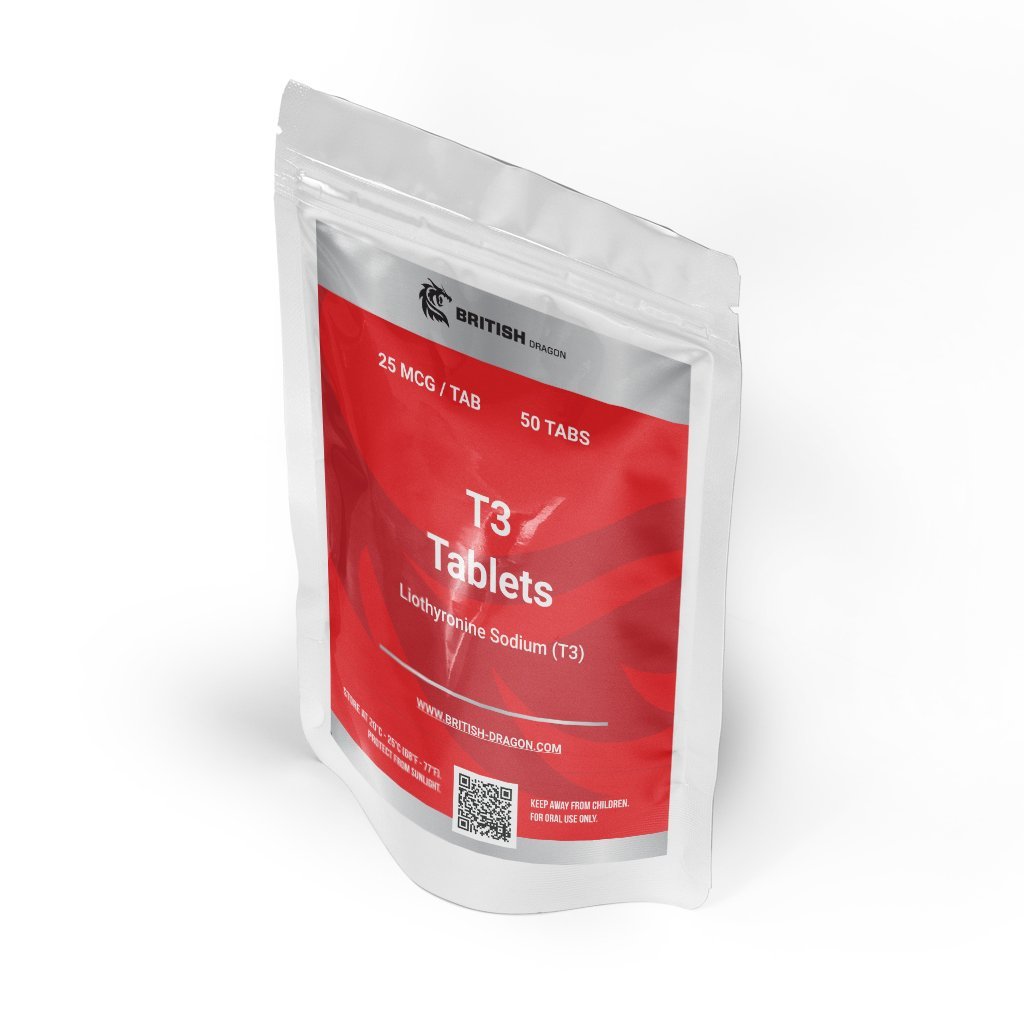 T3 Tablets - Liothyronine Sodium (T3) - British Dragon Pharmaceuticals T3 Tablets - Liothyronine Sodium (T3) - British Dragon Pharmaceuticals