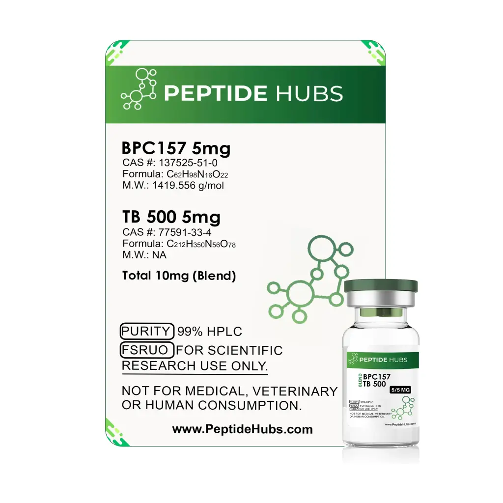 TB 500/BPC 157 Peptide Hubs TB 500/BPC 157 Peptide Hubs
