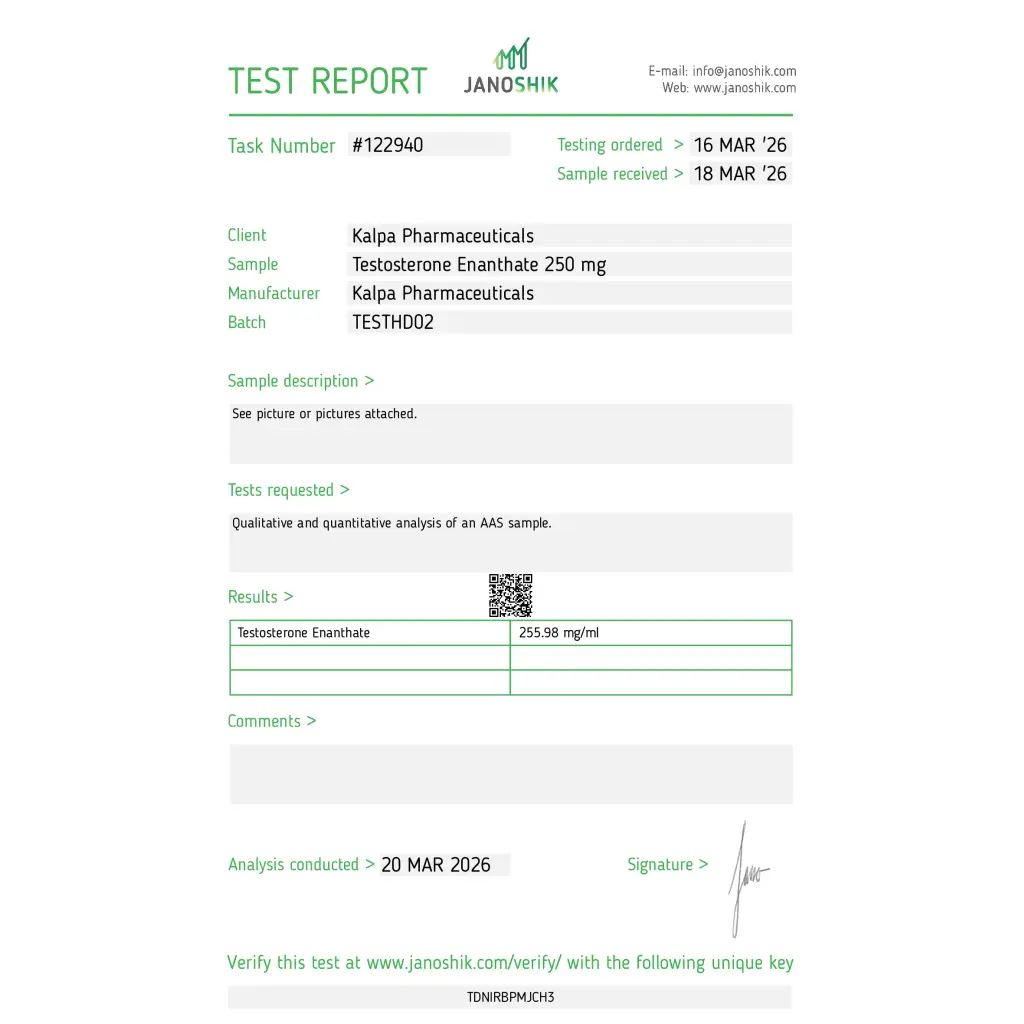 Testoxyl Enanthate 250/400